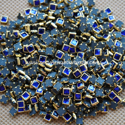 Glass Square - Royal Blue