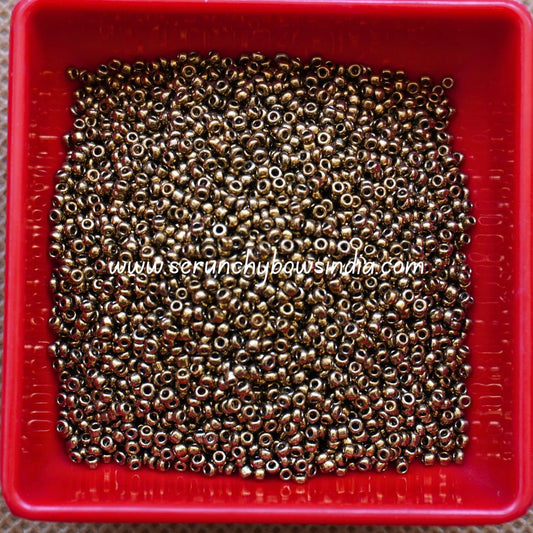 Seed Beads Mehandi Green Color