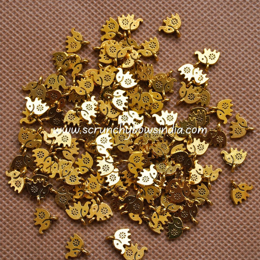 Elephant Charms - Gold