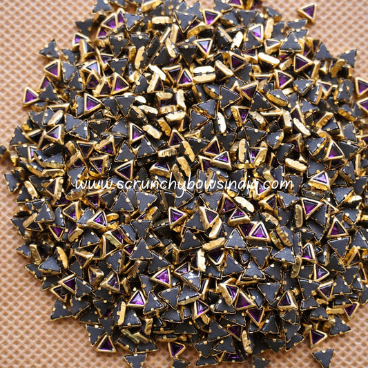 Glass Triangle - Violet