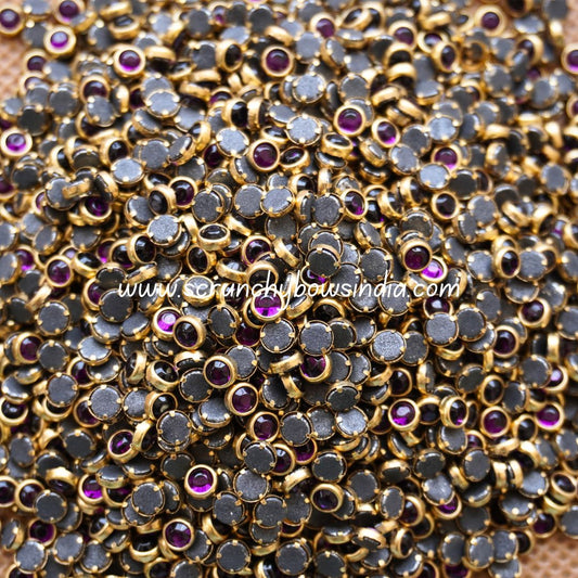 Glass 4m Round - Violet