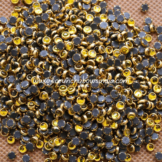 Glass 4m Round - Yellow